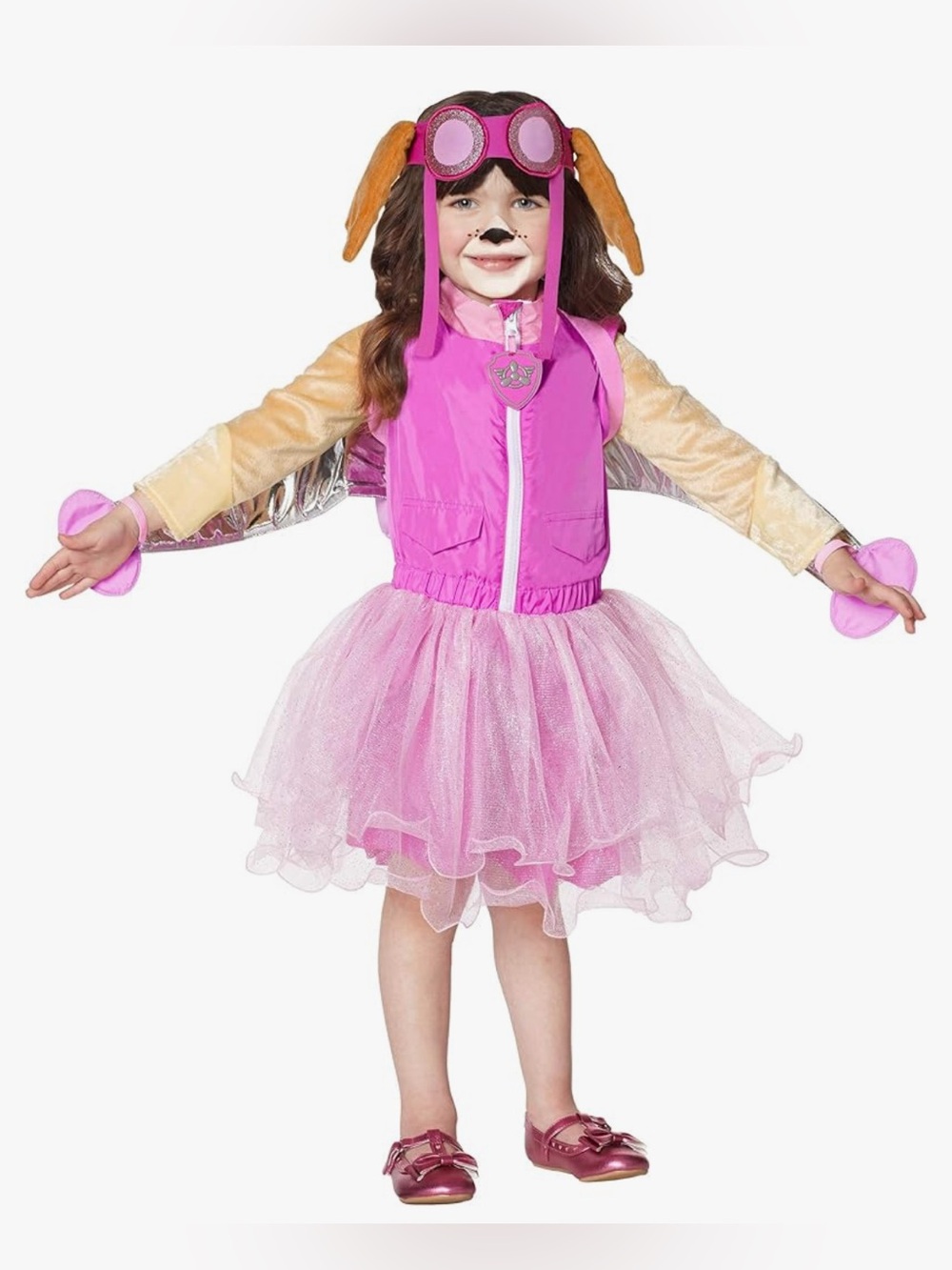 Nickelodeon Pink & Yellow Superhero Costume Dress